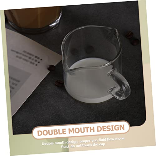 Baluue Espresso shot Glass Glass Espumante Barista Jarra de Medição para Bicos, Café, Leite, Espress