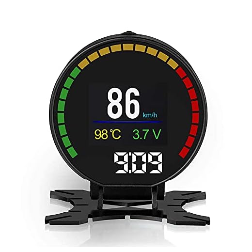 Hastighetsmätare Display Bil Hastighetsmätare Digital hastighet Olja Vatten Temp Mätare Kodläsare Turbo Boost Tryckmätare