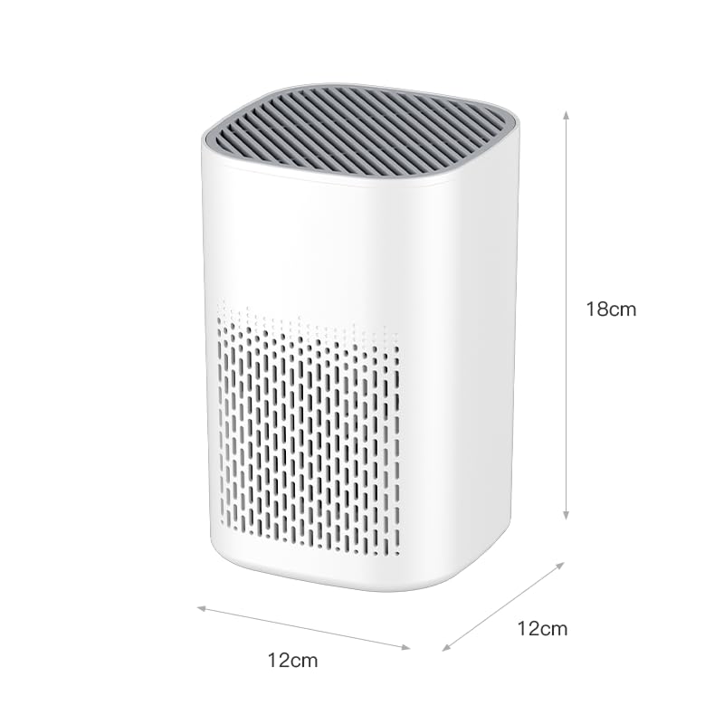 Image of WEYLYN Air Purifier for Home & Office Bedroom with H13 HEPA Filters, Quiet HEPA Filter Cleaner with Aromatherapy 200 SQ for Better Sleep, Air Frenshener, Allergies, Dust, Pet Dander, Smoke (ROUND)