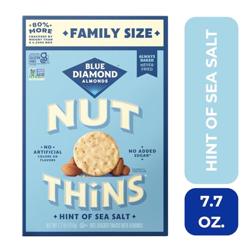 Image of Blue Diamond Almonds Nut-Thins Hint of Sea Salt Cheese, 7.7 oz, Pack of 1