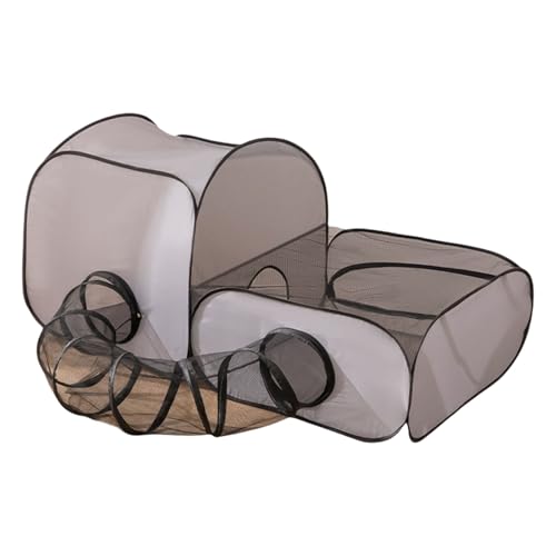 Tente pliable pour chat extérieur abri tunnel transport portable