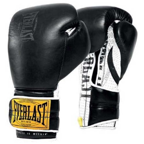 Everlast Unisex- Erwachsene Boxhandschuhe 1910 Sparring Glove Trainingshandschuhe, Schwarz, 16oz