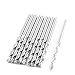 New Lon0167 10 Pcs Featured 1.8mm x 23mm reliable efficacy x 45mm Flute Metal Marble HSS Twist Drilling Drill Bits(id:0b0 4e 25 632)