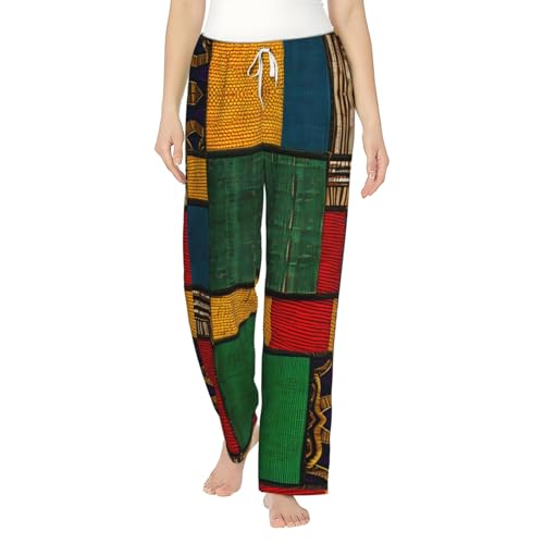 Pantalon de sommeil en flanelle à motif africain pour vos soirées cocooning et détente