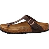 Fußbett: Naturkork BIRKENSTOCK Unisex Erwachsene Zehensandale Gizeh Nubukleder normal