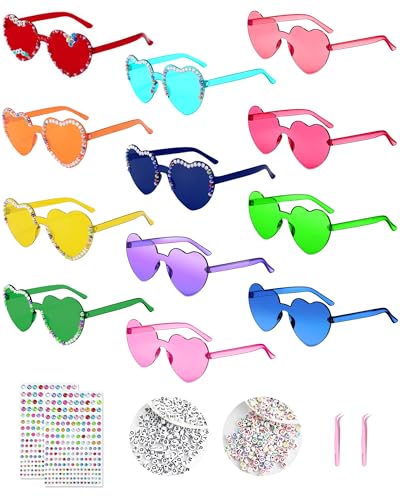 SUNYIWJIE DIY Heart Sunglass Kit