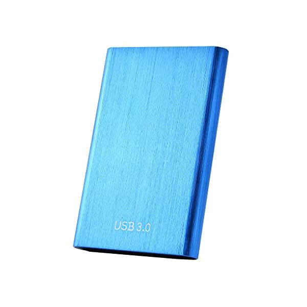 Externe Festplatte, tragbare Festplatte, 1 TB, 2 TB, externe schlanke Festplatte, Datenspeicher, kompatibel mit PC…