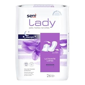 Seni Lady Pads Ultimate Long Overnight, 8PK/208pcs