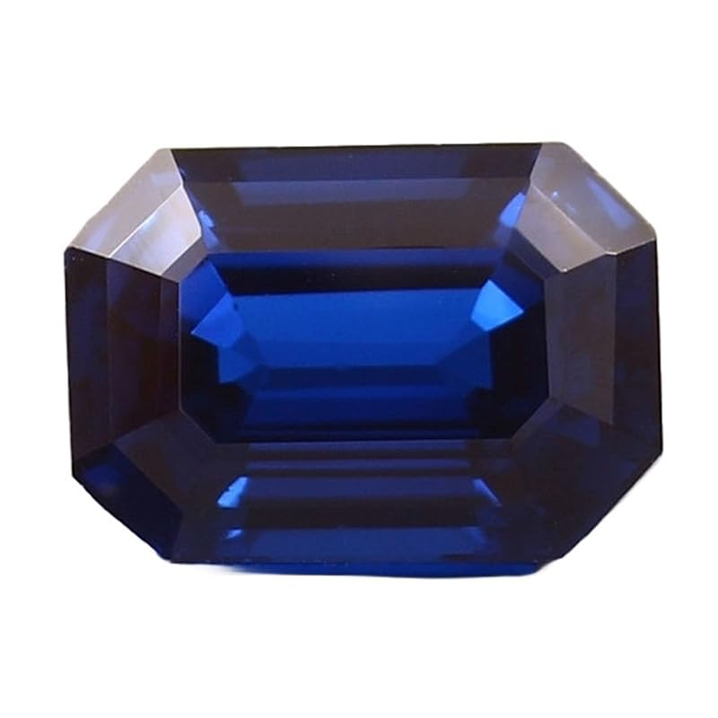 Spinelle de cobalt naturel rectangulaire 13x10mm pour création de bague