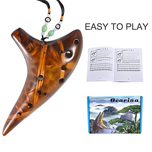 Lieke L043 Ocarina,12 Holes Alto C Key Ceramic Ocarinas thumb #4