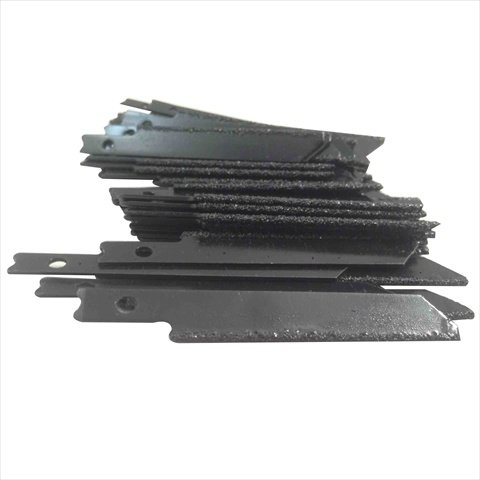 Remgrit 2.875 in. Medium Grit Carbide Grit Jig Saw Blade with Universal Shank- 50 Pack