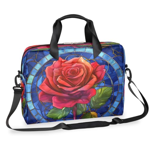 Bolso para portátil impermeable de 16 pulgadas con diseño floral miniatura 1