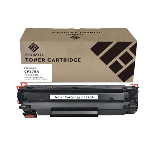 ZOOMTEC 79A CF279A Cartucho de Toner Compatible para HP LaserJet Pro M12a M12w MFP M26a M26nw (1 Negro)