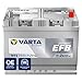 Produktbild VARTA Automotive DYNAMIC EFB (N72) 12V 72Ah 760A - Nassbatterie für Start-Stopp Systeme - Starterbatterie für Autos mit erhöhtem Energiebedarf - Wartungsfreie Bleisäurebatterie