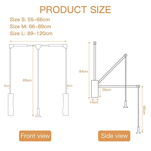 Cintre rétractable pour optimiser petit placard et suspendre vêtements - 3