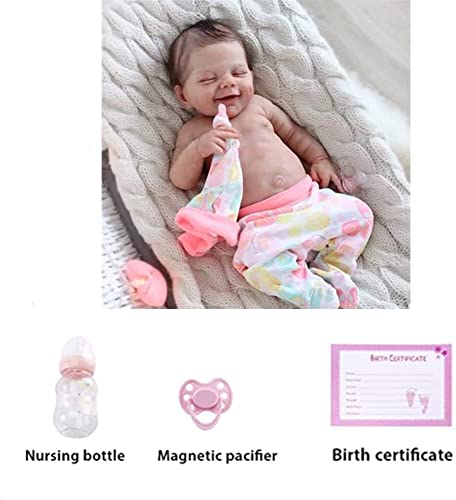 Boneca bebe reborn silicone realista,Bonecas Recém-nascidas de 55cm/20 polegadas renascidas realista