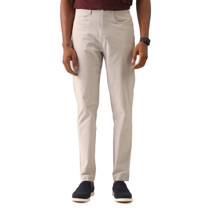 Image of BlissClub The Legendary Pants for Men Casual Office Trousers AeroFlex Stretch Fabric 7 Functional Pockets for Men up to 5'8 inch to 5'10 inch