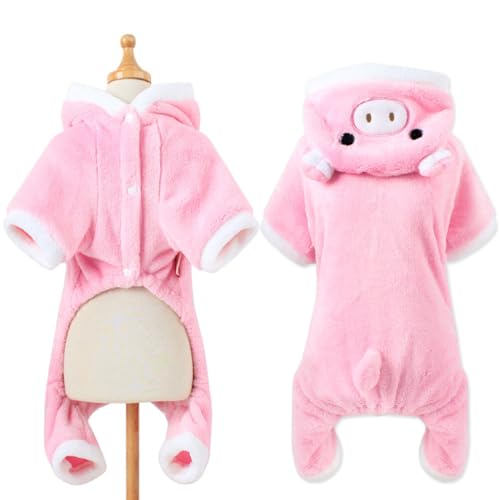 Disfraz pequeño de cerdo para perro, talla M