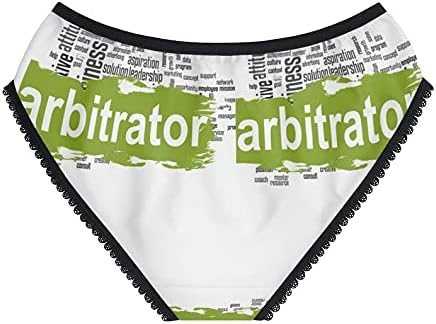 Arbitrator Word Cloud Panties, Arbitrator Word Cloud Underwear, Briefs, Cotton Briefs, Funny Underwear, Panties For Women