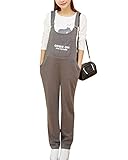lidl umstands latzhose Relaxed DianShao Jumpsuit Damen Umstandsmode Umstands Latzhose Umstandshose Dunkelgrau L