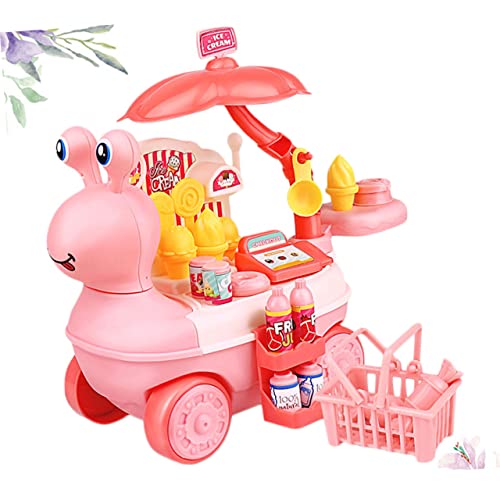 ibasenice Crianças 1 Unidade Brinquedos Infantis Filho Sorvete Maquina De Vendas Brinquedo De Carrin