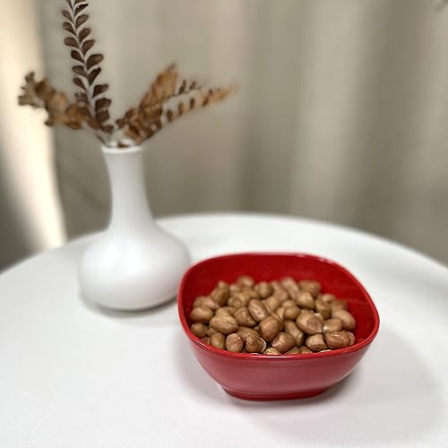 Eweigeer 4.4-Inch Melamine Dessert Bowl Kids Plastic Bowls,Small Bowl For Ice Cream Snacks Rice Salad Soup Cereal.set Of 10(Red) #TOP3