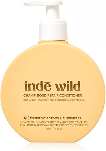 indē wild Champi Hair Conditioner For Bond Repair With 17 Amino Acid Complex | Hydrating, Controls Frizz & Breakage | Aml...