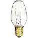 Satco S4724 Candelabra Base Night Light Bulb, 4 Watts