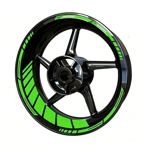 Autocollants de moyeu de moto en vinyle imperméables