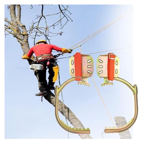 DARZYS Tree Climbing Spikes, Tree Climbing Gear, Stainless Steel Tree Climbing Tool for Hunting Observation, Picking Fruit(250Model)