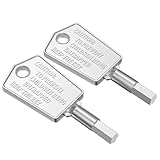 Haier Refrigerator Lock Key & Freezer Key Replacement - Suitable for GE, Sears, Kenmore & More - 2 Pack