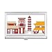 China Architecture Gate Chinese Pattern Business Card Holder Case Pocket Box Wallet