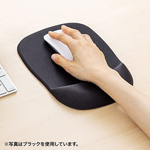 サンワサプライ 低反発リストレスト付きマウスパッド（ブルー） MPD-MU1NBL2