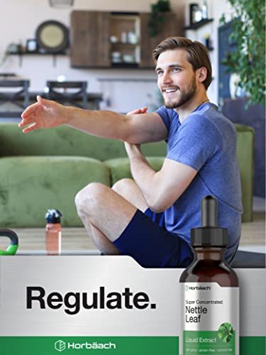 Stinging Nettle Leaf Extract | 2 Oz | Alcohol Free Liquid | Vegetarian, Non-Gmo, Gluten Free Tincture | By Horbaach #TOP5