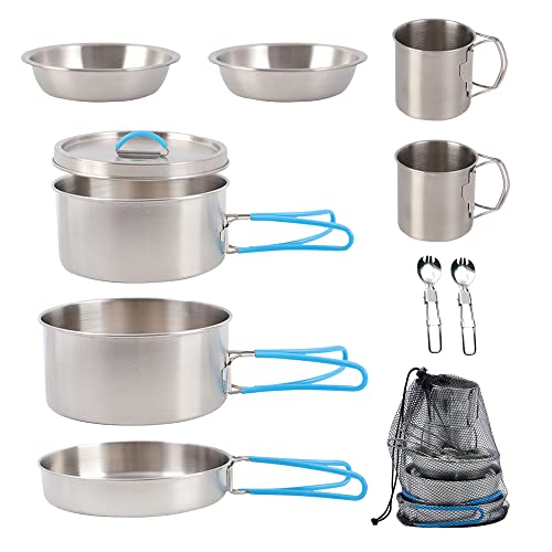 Best Camping Cookware Mess Kit Backpacking Cooking Set Best Review Site