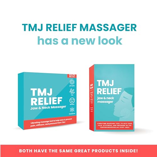 LaVie TMJ Relief Jaw Massager Gentle Vibration for TMJ Massage Tool, Ergonomic Design