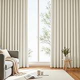 AZRA カーテン 1級遮光 2枚セット 防音 断熱 防寒 目隠し おしゃれ 既成 無地 寝室 リビング 洗濯可能 カーテン2枚(ベージュ,幅100×丈178cm)