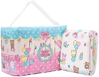 Littleforbig Printed Adult Brief Diapers Adult Baby Diaper Lover ABDL 10 Pieces