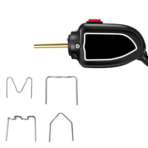 New Professional Plastics Welders Hot Staplers Machine Staple Repairing Machine Car Bumper Repairing Stapler Welding Tools Black