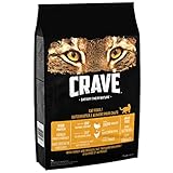 Crave Turkey & Chicken 7 kg Bag, Premium Adult Dry Cat Food with high Protein, Grain-free