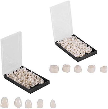 Mike-Dental 100PCS Temporary Crowns Posteriors Anterior Molar Front Resin Tooth Teeth Caps