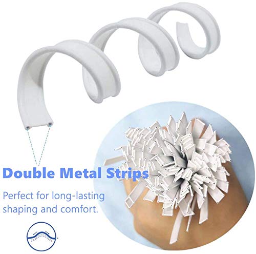 100 Pcs Plastic Nose Bridge Wire For Face Diy Making, Washable Double Wire Nose Bridge Strips, 10Cm Flat Nose Wire Clips Adjustable Plastic Pieces Strips Straps For Face Diy Making #TOP1
