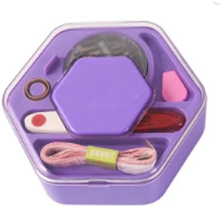 LWECMGSA ABS Sewing Kit Home Portable Box Multiple Functions Tool Needle Thread