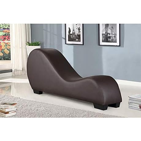 Kolar Faux Leather Yoga Chaise Lounge Chair