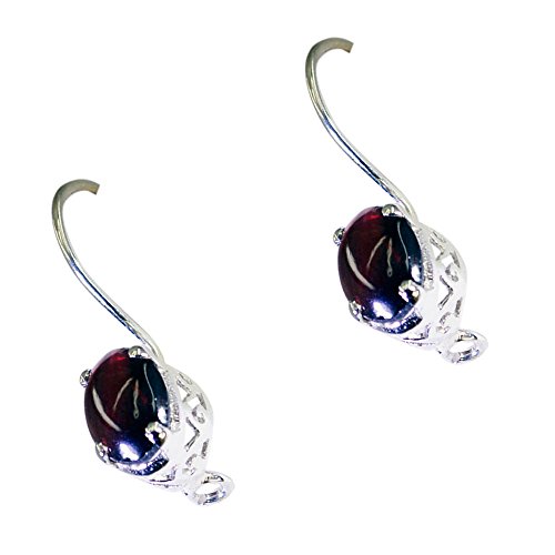 Boucle d'oreille grenat naturel véritable pour sublimer le visage - 4