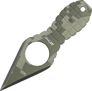 MTech USA MT-588DG Fixed Blade Neck Knife, Green Digital Camo Blade and Grenade-Style