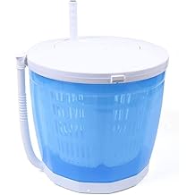 Portable Washing Machine 2 in 1 Hand-Operated Mini Compact Traveling Outdoor Compact Washer Spin Dryer for Dorms, Apartments, Camping Travelling Outdoor