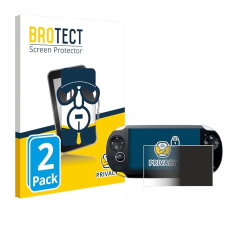 BROTECT 2 Unidades Protector Pantalla Privacidad para Sony Playstation PS Vita [Anti-Espía, Película Protección, Privacy]