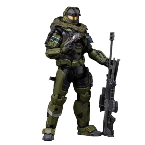 Image of HiPlay Sen-Ti-Nel, Halo: Reach Noble Three, Video Game Style Figure Full Set, 1:12 Scale Collectible Action Figurine JUN-A266