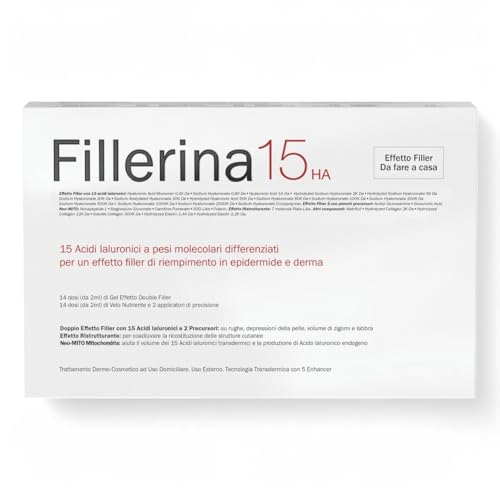 Fillerina 15HA Intensive Gesichtsbehandlung mit Filler- und Lifting-Effekt, Anti-Falten, Grad 5